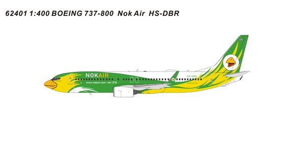 NokAir Boeing 737-800 (Panda Models 1:400)