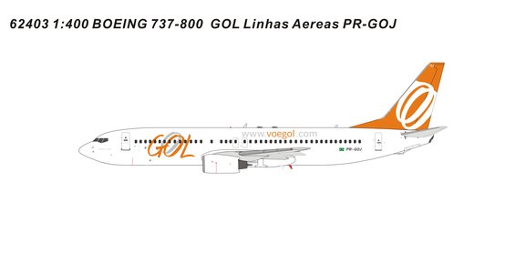 GOL Linhas Aereas Boeing 737-800 (Panda Models 1:400)