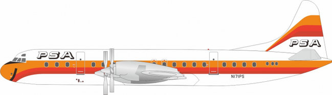 PSA Lockheed L-188 (Inflight200 1:200)