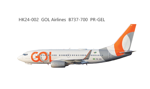 GOL Airlines Boeing 737-700 (Panda Models 1:400)