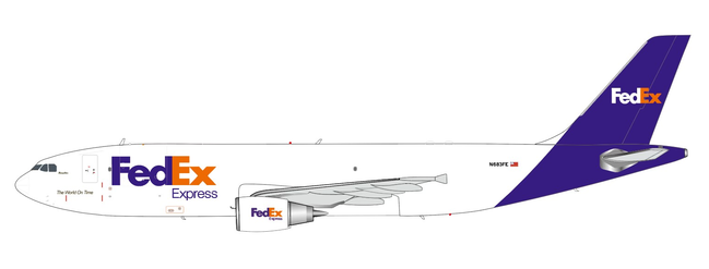 Fedex Express Airbus A300F4-600R (JC Wings 1:200)