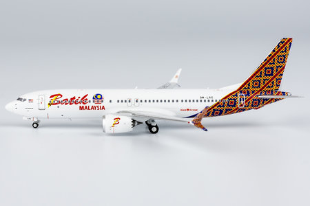 Batik Air Malaysia (Malindo Air) Boeing 737 MAX 8 (NG Models 1:400)