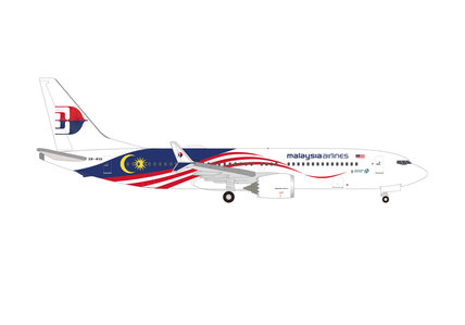 Malaysia Airlines Boeing 737 Max 8 (Herpa Wings 1:500)