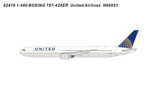 United Airlines Boeing 767-424ER (Panda Models 1:400)