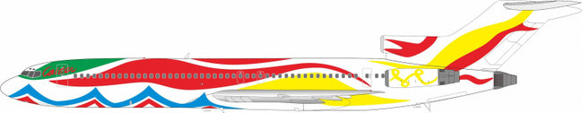 Braniff Boeing 727-291 (Inflight200 1:200)