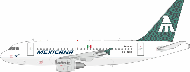 Mexicana Airbus A318-111 (Inflight200 1:200)