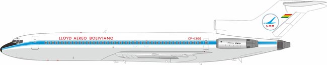 LAB - Lloyd Aereo Boliviano Boeing 727-200 (El Aviador 1:200)