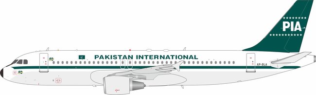 PIA - Pakistan International Airlines Airbus A320-214 (Inflight200 1:200)