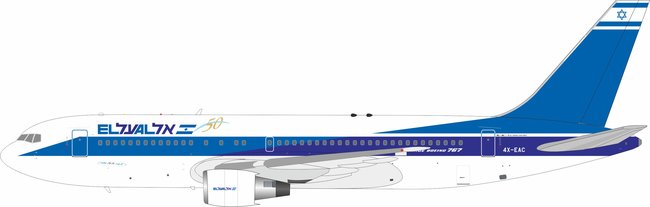 El Al Israel Airlines Boeing 767-200 (Inflight200 1:200)