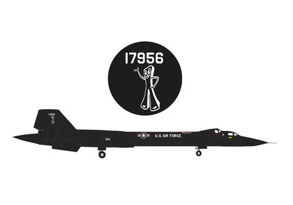 US Air Force Lockheed SR-71B Blackbird (Herpa Wings 1:200)