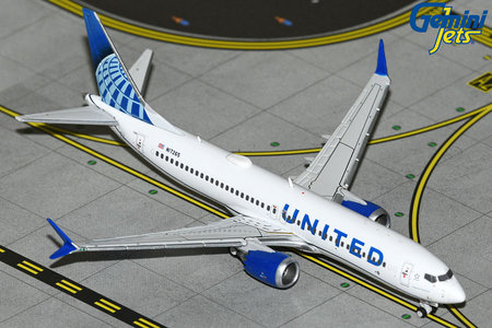 United Airlines Boeing 737 MAX 8 (GeminiJets 1:400)