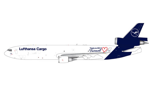 Lufthansa Cargo McDonnell Douglas MD-11F (GeminiJets 1:400)