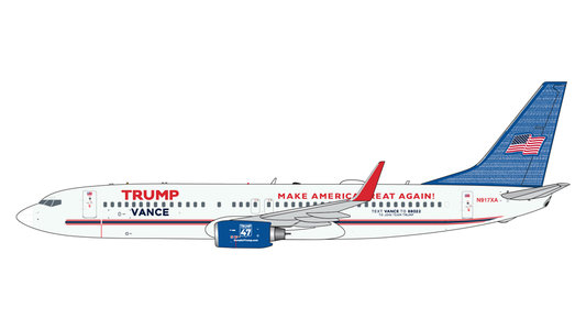 Trump-Vance Campaign Boeing 737-800 (GeminiJets 1:400)