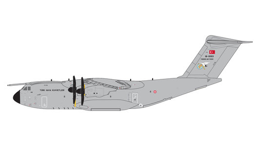 Turkish Air Force / Turk Hava Kuvvetleri Airbus A400M Atlas (GeminiJets 1:400)