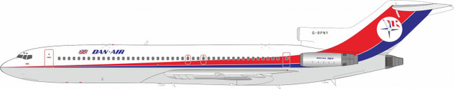 Dan-Air London Boeing 727-200 (Inflight200 1:200)