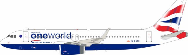 British Airways Airbus A320 (ARD200 1:200)