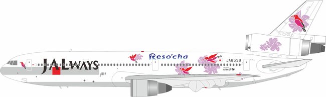  JALways - Reso`cha McDonnell Douglas DC-10-40 (B Models 1:200)