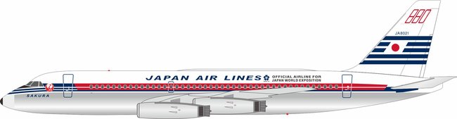 JAL - Japan Air Lines Convair 880M (22M-22) (B Models 1:200)