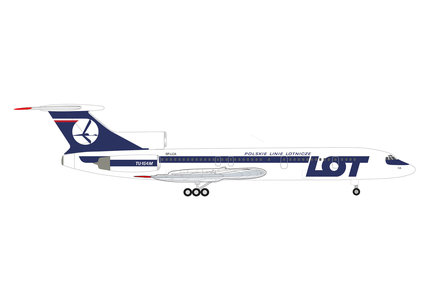 LOT Polish Airlines Tupolev TU-154M (Herpa Wings 1:500)