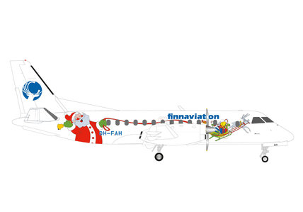 Finnaviation Santa / X-mas Saab 340 (Herpa Wings 1:200)