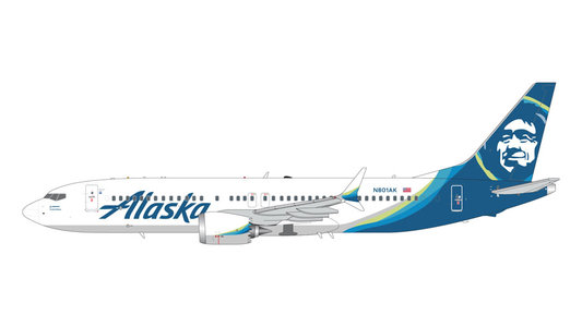 Alaska Airlines Boeing 737 MAX 8 (GeminiJets 1:200)