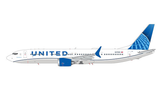 United Airlines Boeing 737 MAX 9 (GeminiJets 1:200)