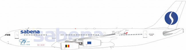 Sabena Airbus A340-211 (Inflight200 1:200)