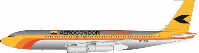 Aerocondor Colombia Boeing 707-123(B/F) (Inflight200 1:200)