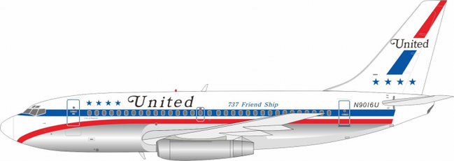 United Airlines Boeing 737-222 (Inflight200 1:200)