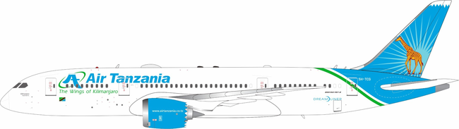 Air Tanzania Boeing 787-8 (Retro Models 1:200)