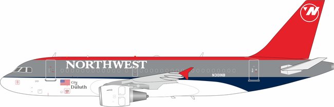 Northwest Airlines Airbus A319-114 (B Models 1:200)