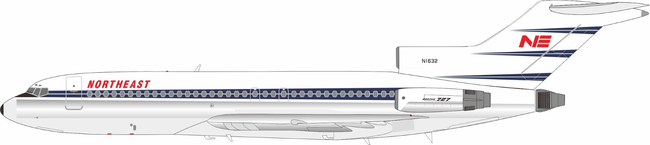 Northeast Boeing 727-100 (Inflight200 1:200)