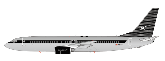 SpaceX Boeing 737-800 (JC Wings 1:200)