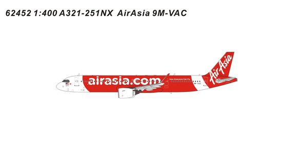 AirAsia Airbus A321-251NX (Panda Models 1:400)