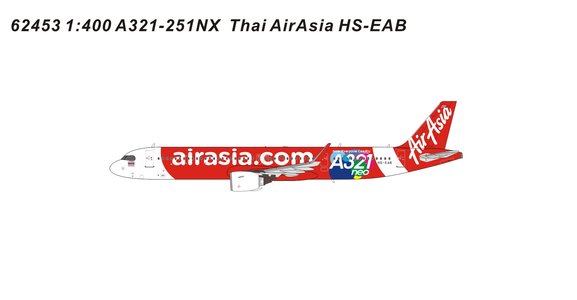 Thai AirAsia Airbus A321-251NX (Panda Models 1:400)