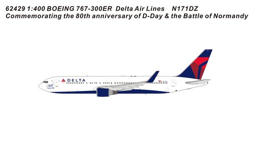 Delta Air Lines  Boeing 767-300ER (Panda Models 1:400)