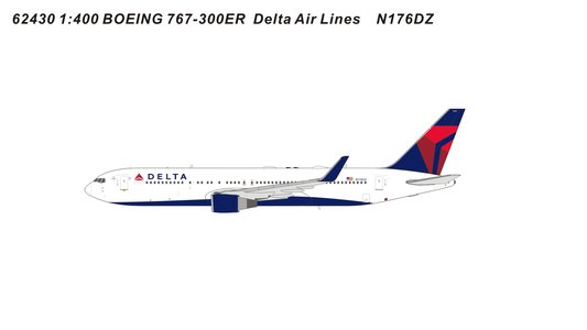 Delta Air Lines  Boeing 767-300ER (Panda Models 1:400)