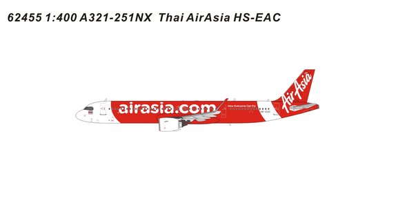 Thai AirAsia Airbus A321-251NX (Panda Models 1:400)