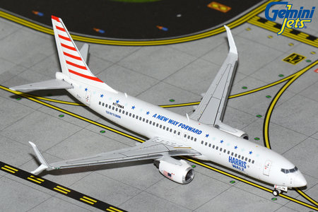 Harris-Walz Campaign (KaiserAir) Boeing 737-800W (GeminiJets 1:400)