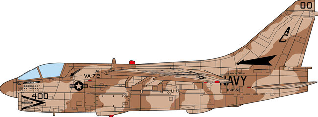 U.S. Navy A-7E Corsair II (JC Wings 1:72)