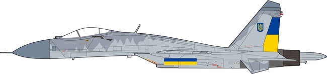 Ukraine Air Force Sukhoi Su-27 Flanker (JC Wings 1:72)