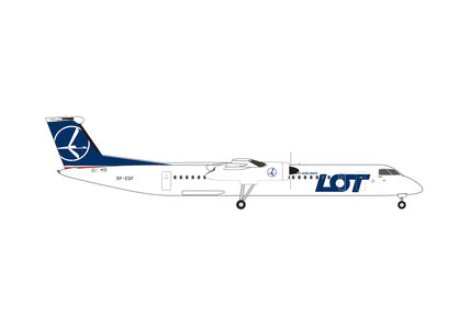 LOT Polish Airlines Bombardier Q400 (Herpa Wings 1:500)