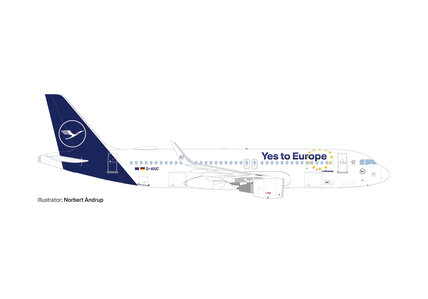 Lufthansa Airbus A320 (Herpa Wings 1:500)