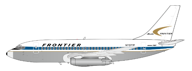 Frontier Airlines Boeing 737-200 (JC Wings 1:200)