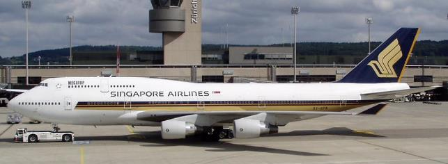 Singapore Airlines Boeing 747-400 (JC Wings 1:400)