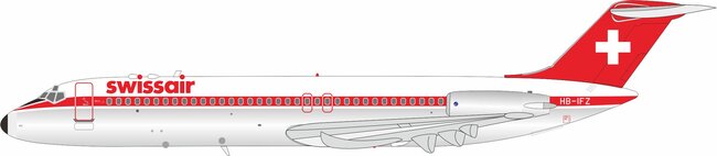 Swissair McDonnell Douglas DC-9-32 (B Models 1:200)