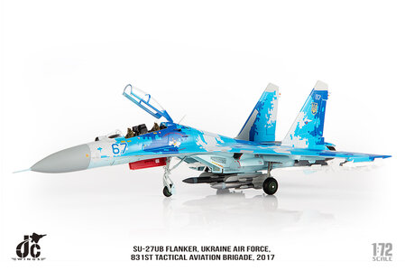 Ukraine Air Forces Sukhoi SU-27UB Flanker (JC Wings 1:72)