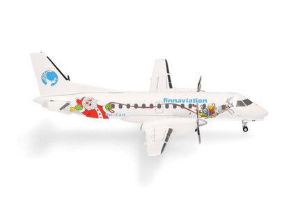 Finnaviation Santa / X-mas Saab 340 (Herpa Wings 1:200)