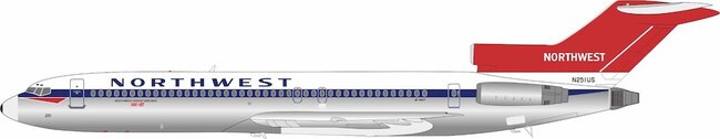 Northwest Orient Airlines Boeing 727-251 (B Models 1:200)