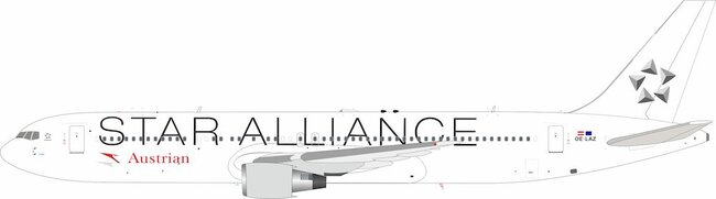 Austrian (Star Allance) Boeing 767-3Z9/ER (JFox 1:200)